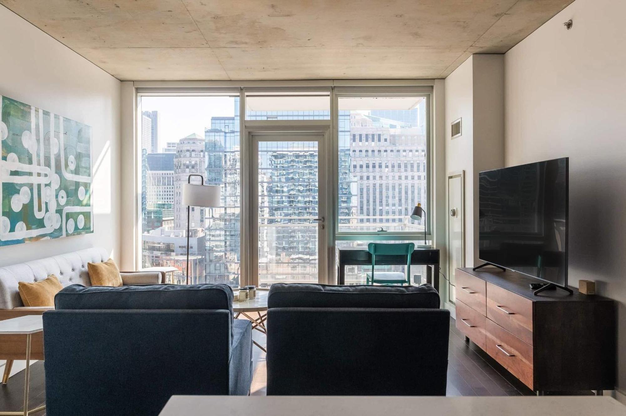 2Br Elegant Premium Suite With Balcony & Sweeping City Views Chicago Esterno foto